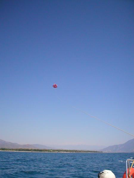 me paragliding...