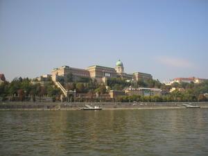 view of the Palace from the Danube
