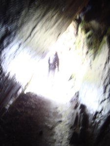 Me in blurry tunnel