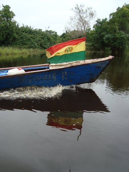 Bolivian boat.