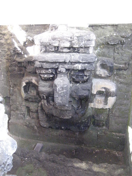 Mask at Tikal
