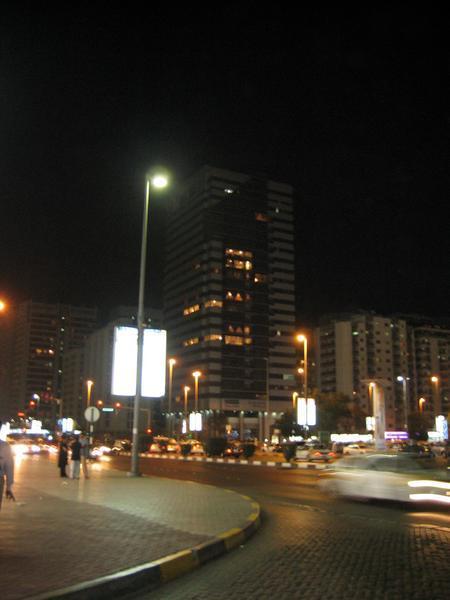 Greening Plaza at night