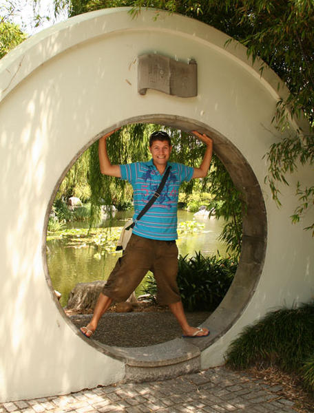 Me in chinese gardens