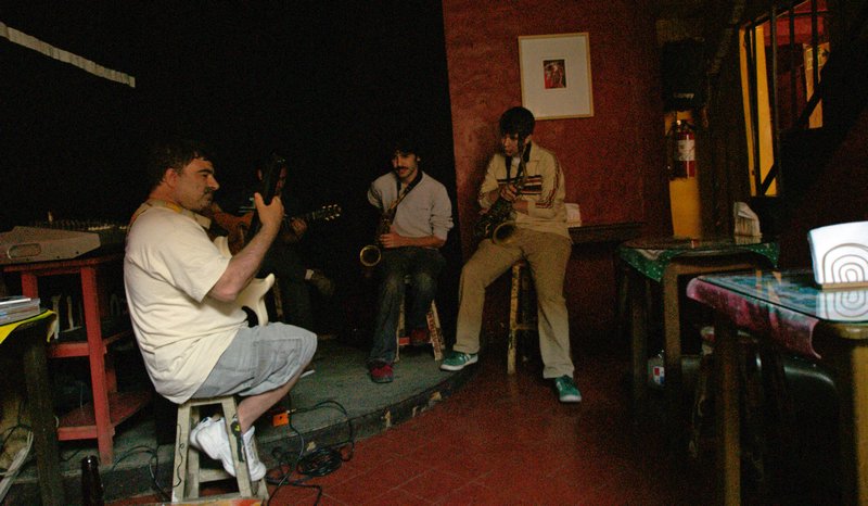 Jazz rehearsals in the arvo, Oaxaca