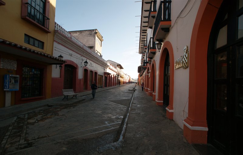 Empty tourist street, San Cristobal