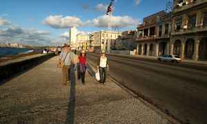 Tourists, Malecon, Havana