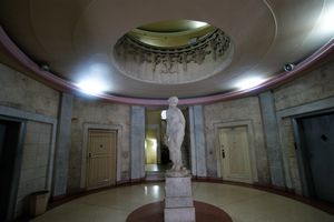 Lobby of the Casa building, Havana
