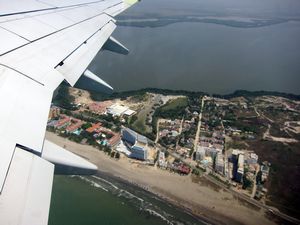 Cartagena from the air