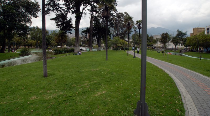 Park with Canal, Quito