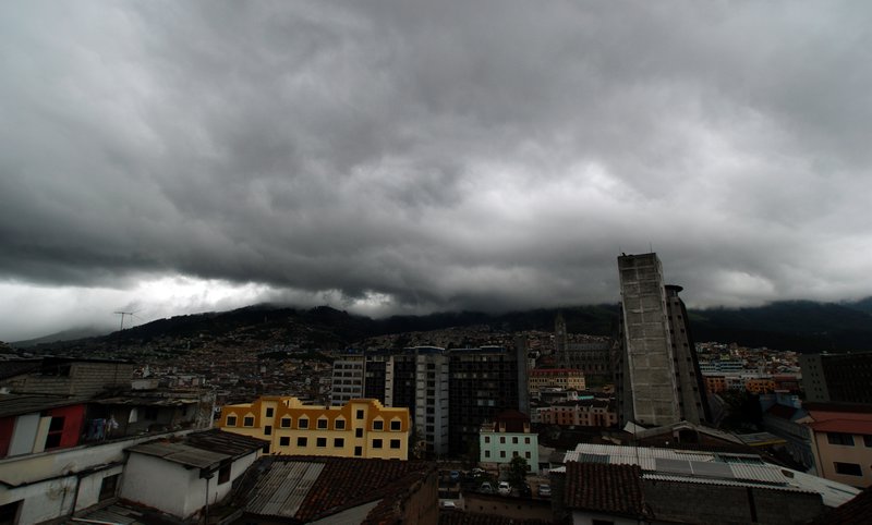 View from the Hostel, Quito