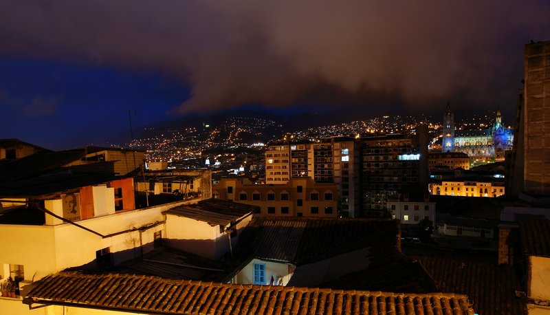 View from the Hostel, Quito