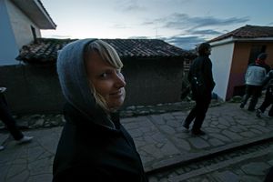In one of the Quechua villages