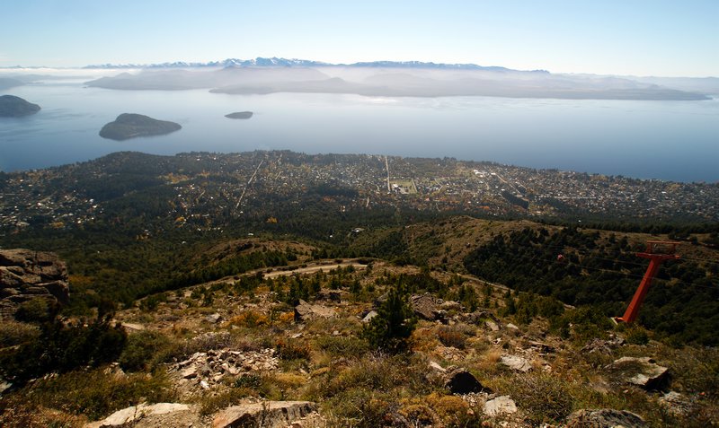 Lago  Nahuel Huapi from the top