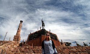 Huge monument, Humahuaca