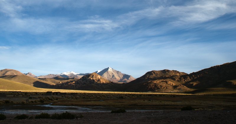 Frosty altiplano morning