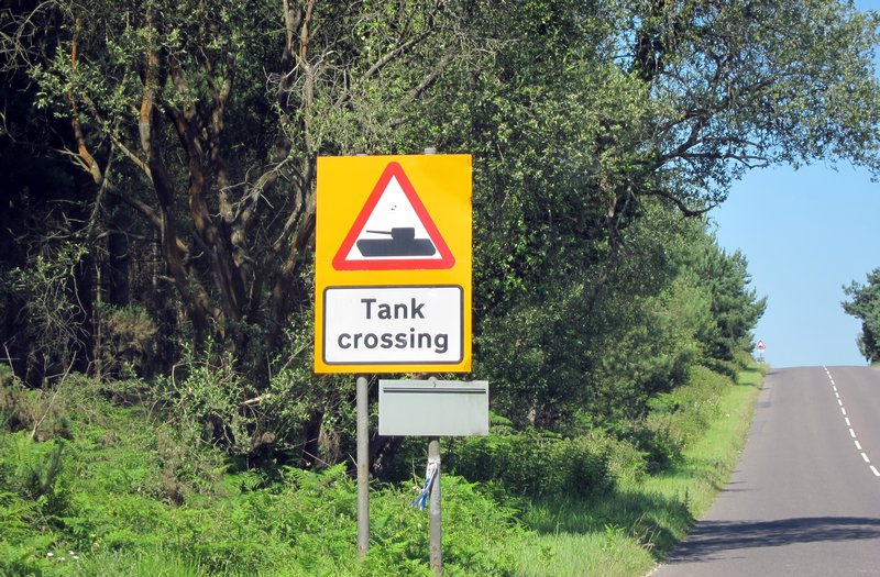 Tanks. They are crossing
