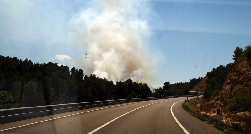 The fire on the way to Daroca