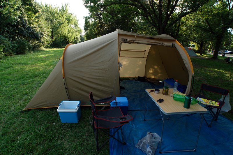 Hungary, they have camping too