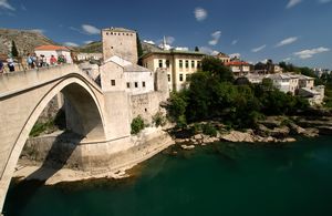 The famous bridge, Mostar