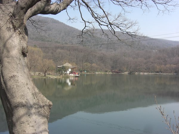 A lake up the Zijin Shan