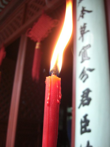 Candle in the Temple