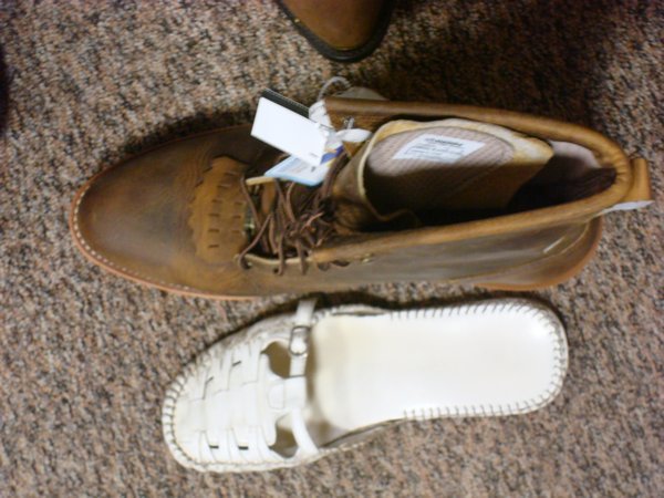 037. Mall of America. My shoe vs. cowboy