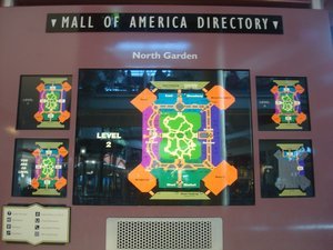 029. Mall of America. Map