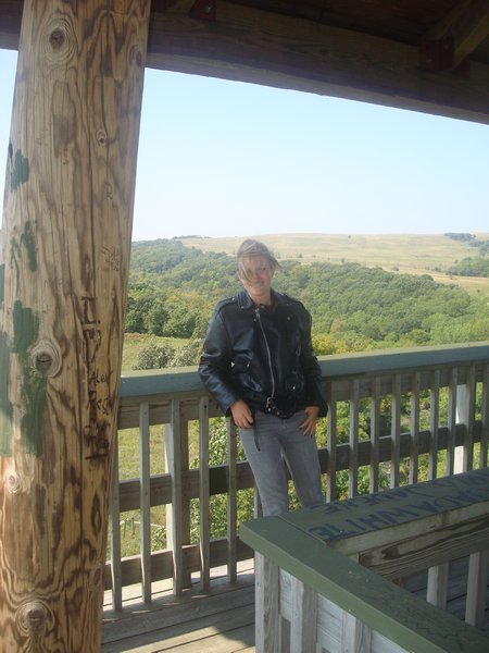 009. Me in Tower of the State Park