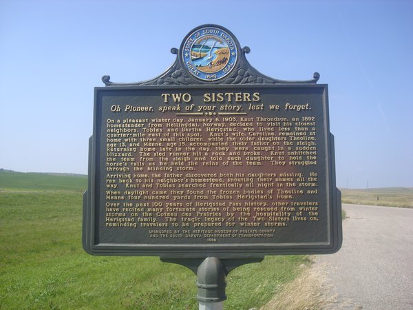 013. Two Sisters sign