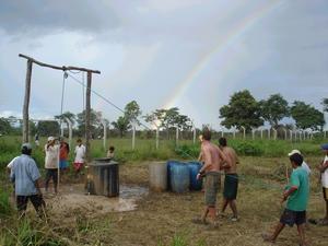 Digging the Well Under a Rainbow