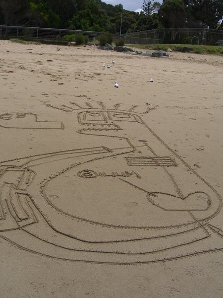 Beach art