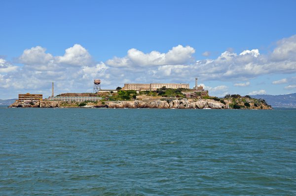 The infamous Alcatraz Island - it didn't look that far to swim?
