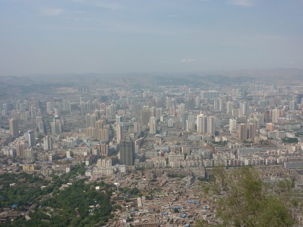 Looking over Lanzhou