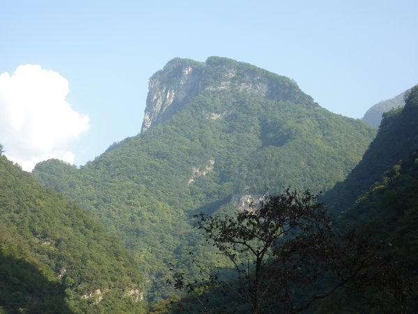 The mountain at the head of the Canyon