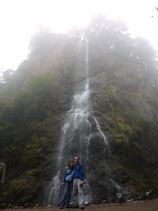 A waterfall near Maiji Shan