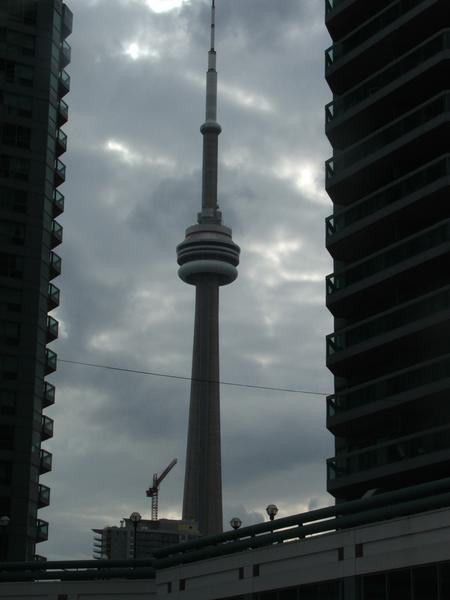 The CN Tower in Black and White