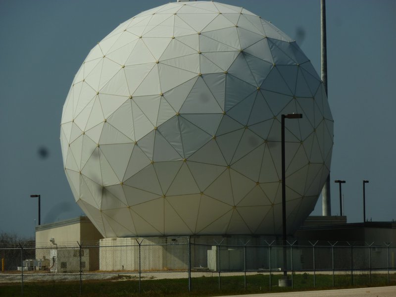 unmarked dome near Kenedy Space Center