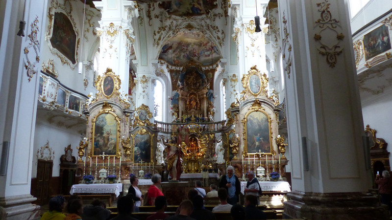 The first of many amazingly ornate chapels on this trip