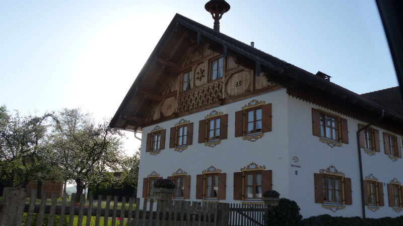 A typically beautiful Bavarian farmhouse