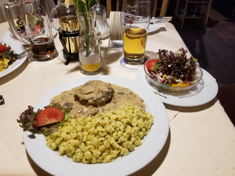 Another excellent Oberammergau dinner