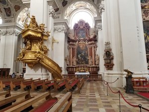 A golden pulpit