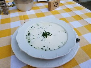 What else but Spargelsuppe?