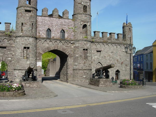 The facade of Macroom Castle