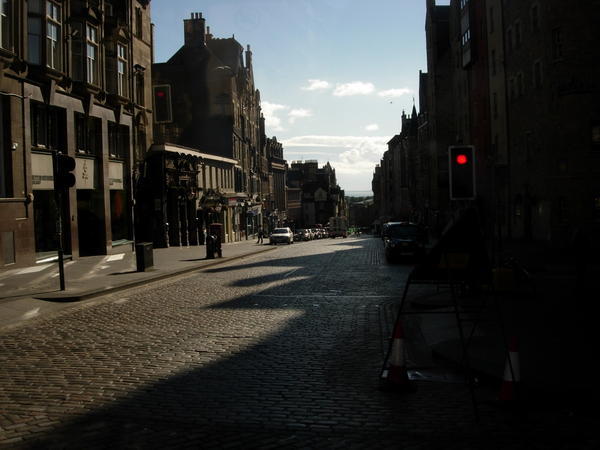 Deserted Sunday morning Edinburgh
