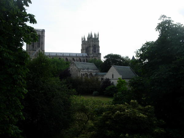 The backside of York Cathedral
