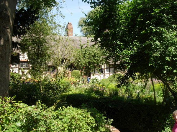 View of the Hathaway Cottage from the garden