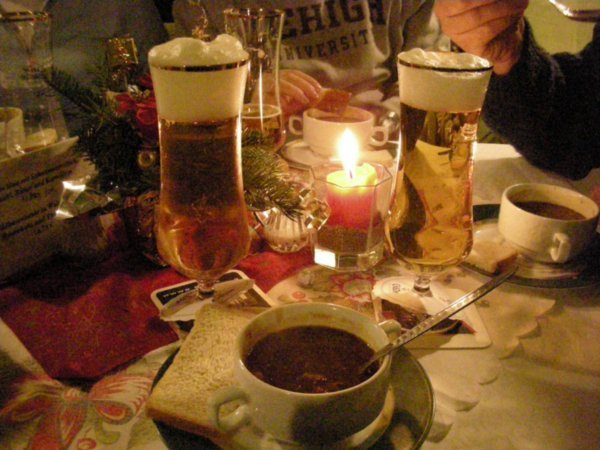 Beer and Gulaschsuppe