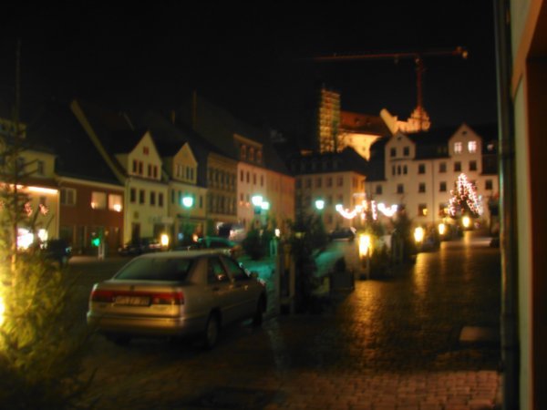 Downtown Colditz at Night