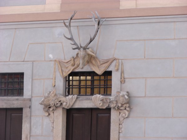 Decoration above a Building Entrance