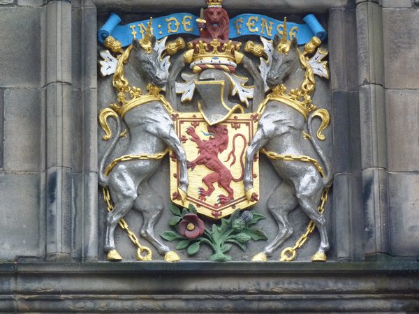 Coat of Arms on Edinburgh Castle Royal Palace